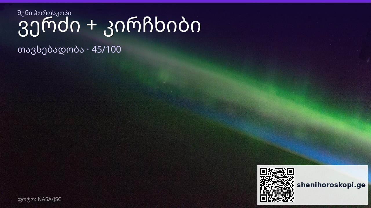 ვერძი და კირჩხიბი თავსებადობა — სიყვარული, მეგობრობა, საქმე | შენი ჰოროსკოპი