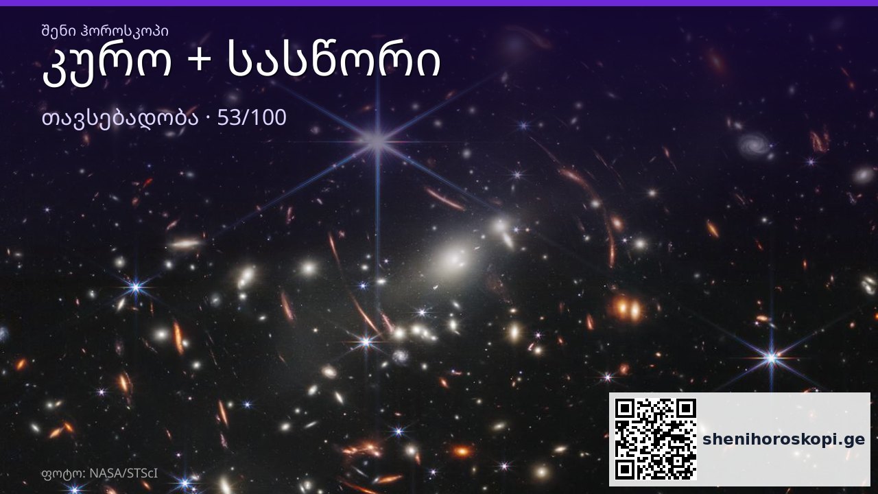 კურო და სასწორი თავსებადობა — 53/100 | შენი ჰოროსკოპი